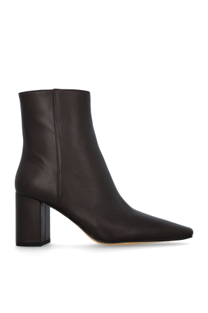 MM6 Maison Margiela Leather heeled ankle boots | Women's
